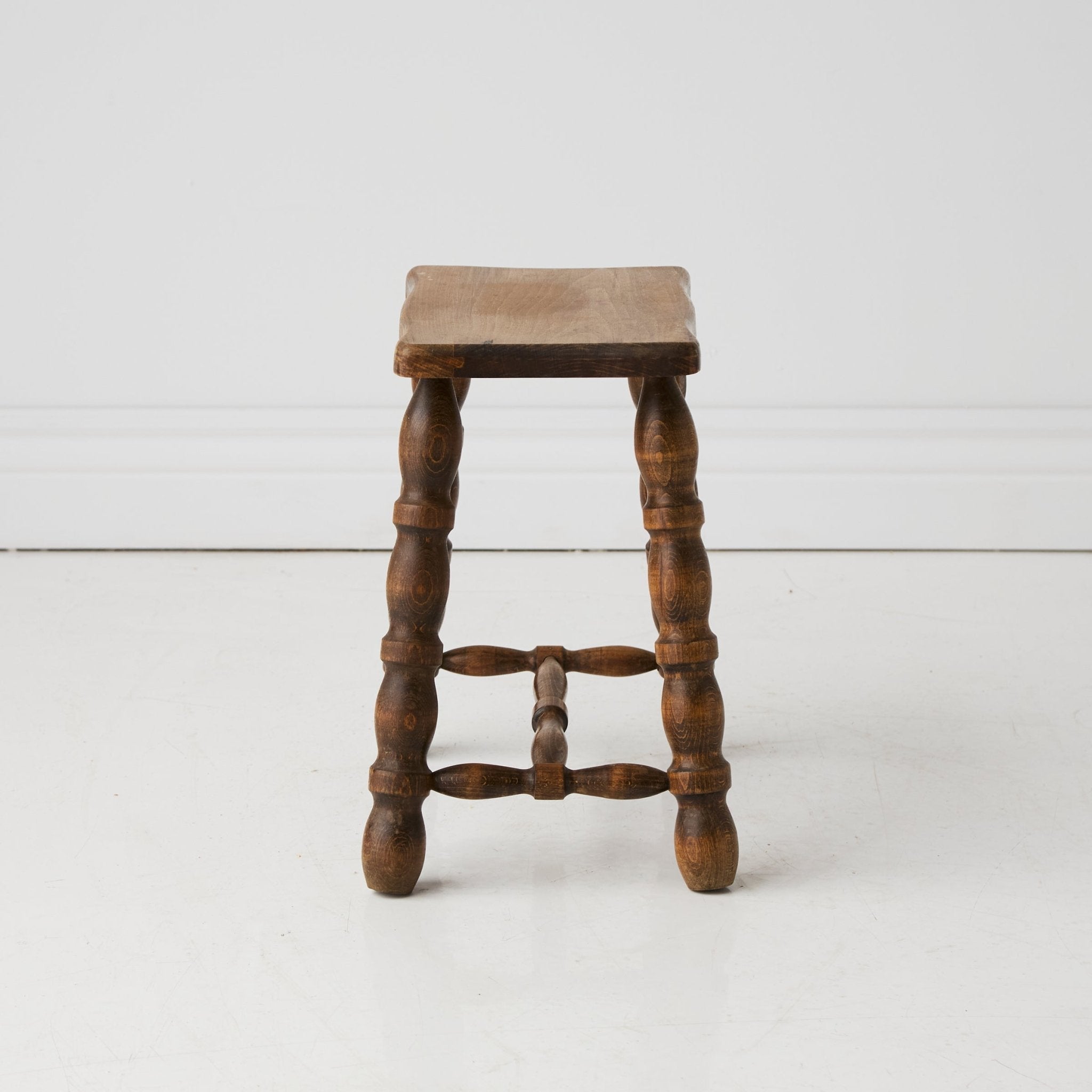 Vintage Spindle Stool - elsie green - furniture