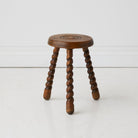 Vintage Spindle Stool - elsie green - furniture