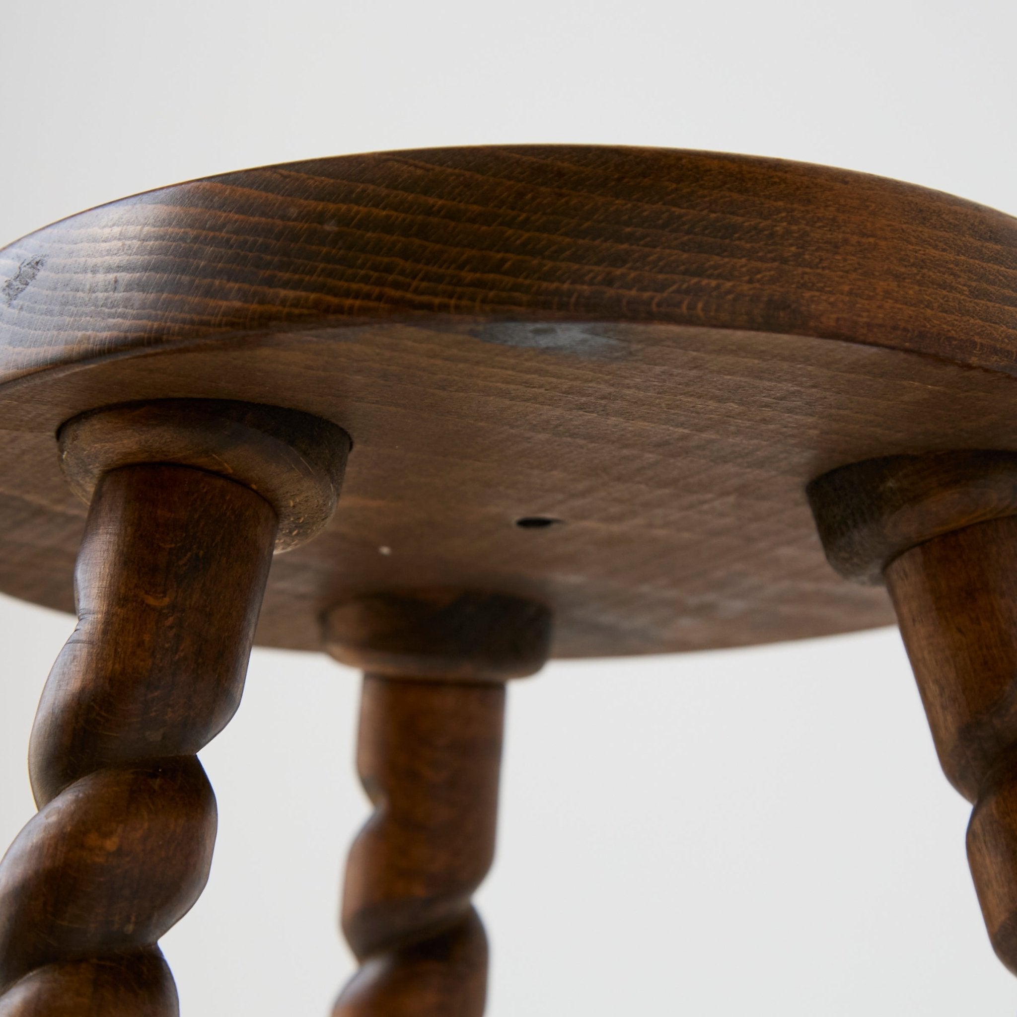 Vintage Spindle Stool - elsie green - furniture