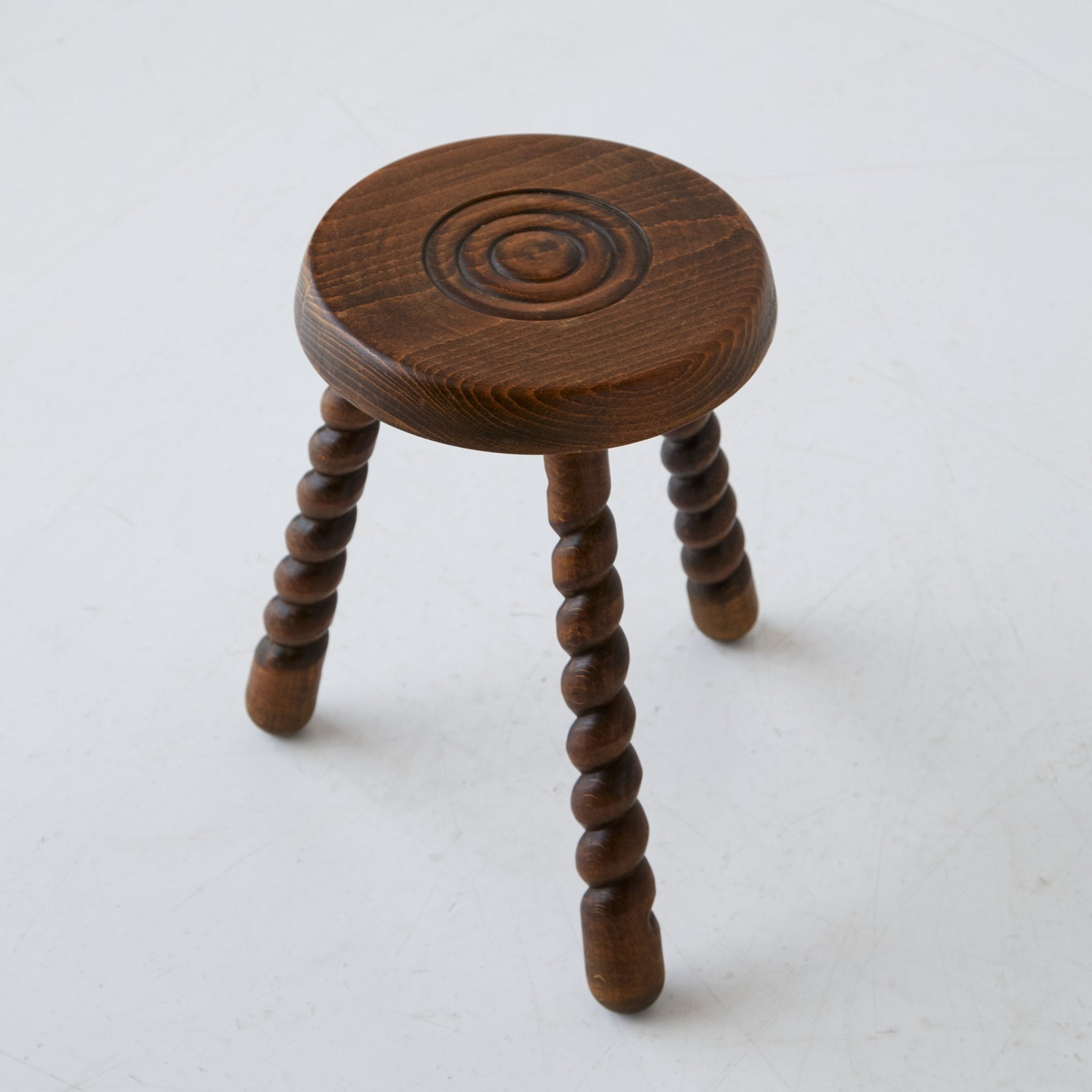 Vintage Spindle Stool - elsie green - furniture