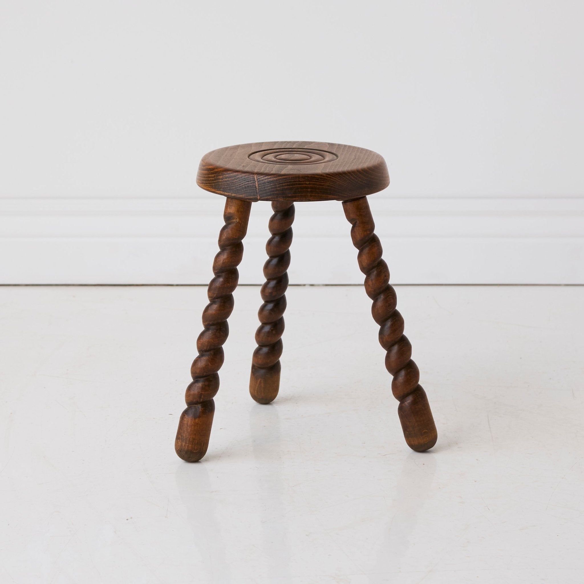 Vintage Spindle Stool - elsie green - furniture