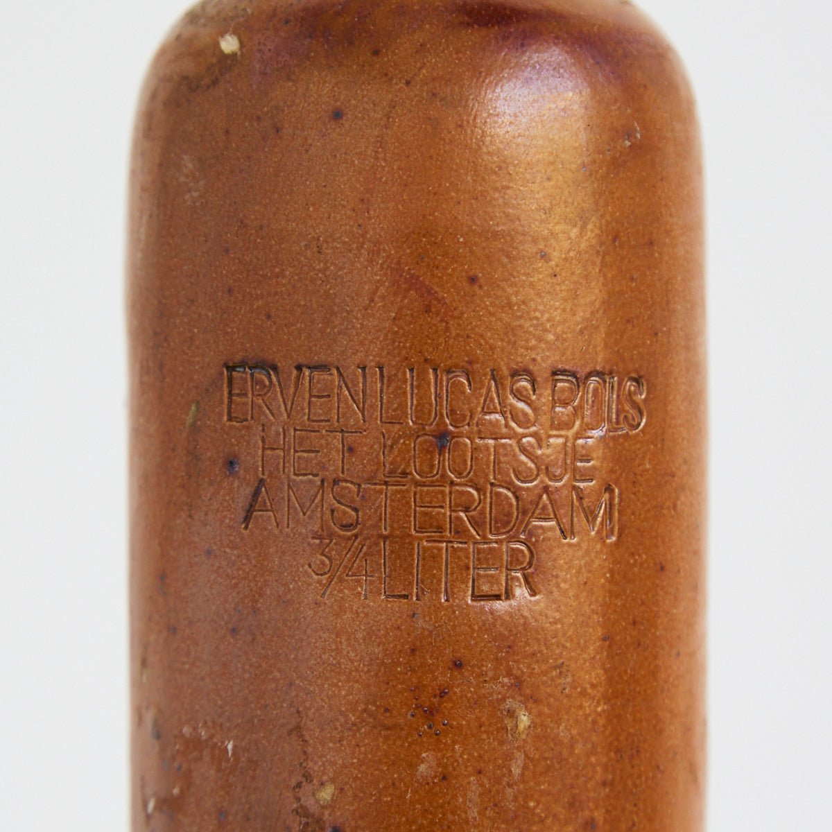 Vintage Stoneware Bottle | Brown - elsie green - the french kitchen