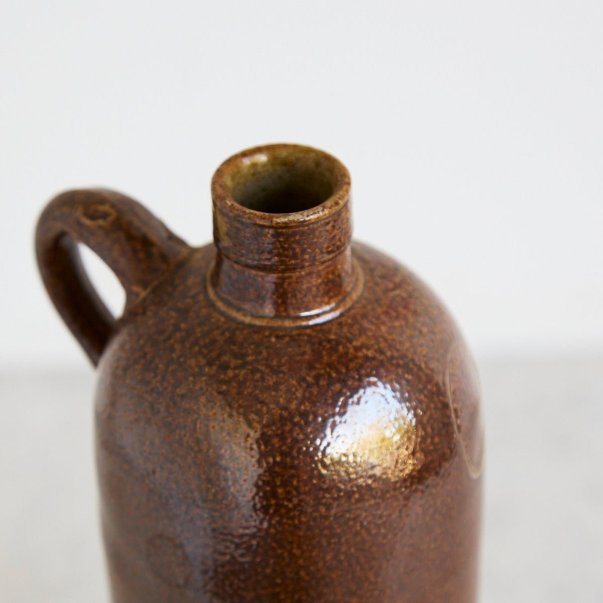 Vintage Stoneware Bottle | Brown - elsie green - the french kitchen
