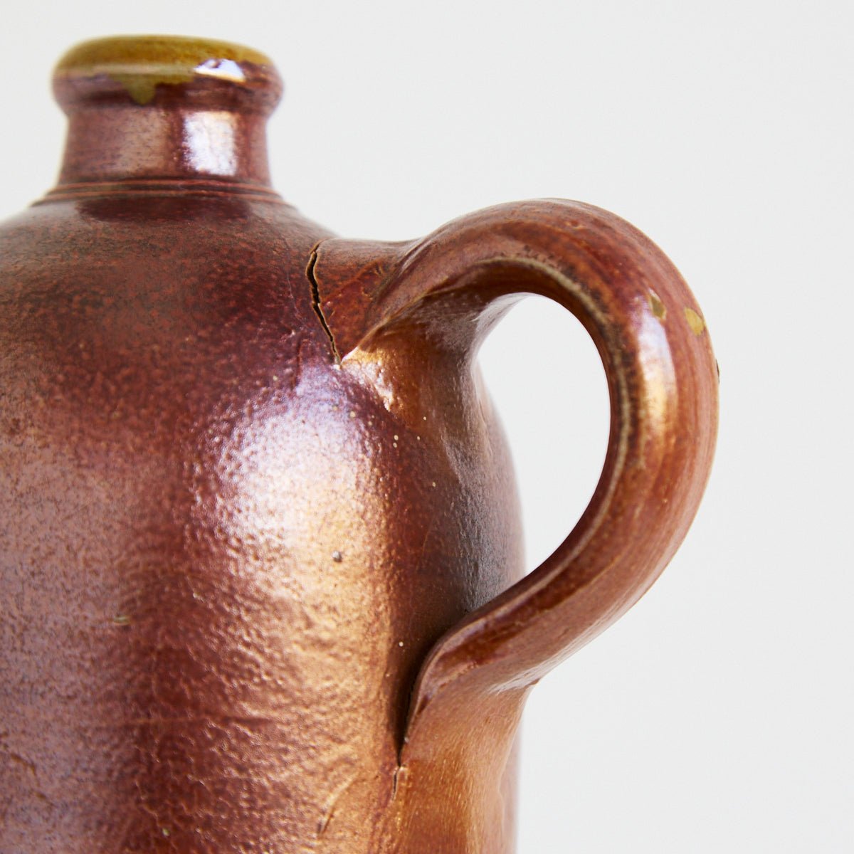 Vintage Stoneware Bottle | Brown - elsie green - the french kitchen