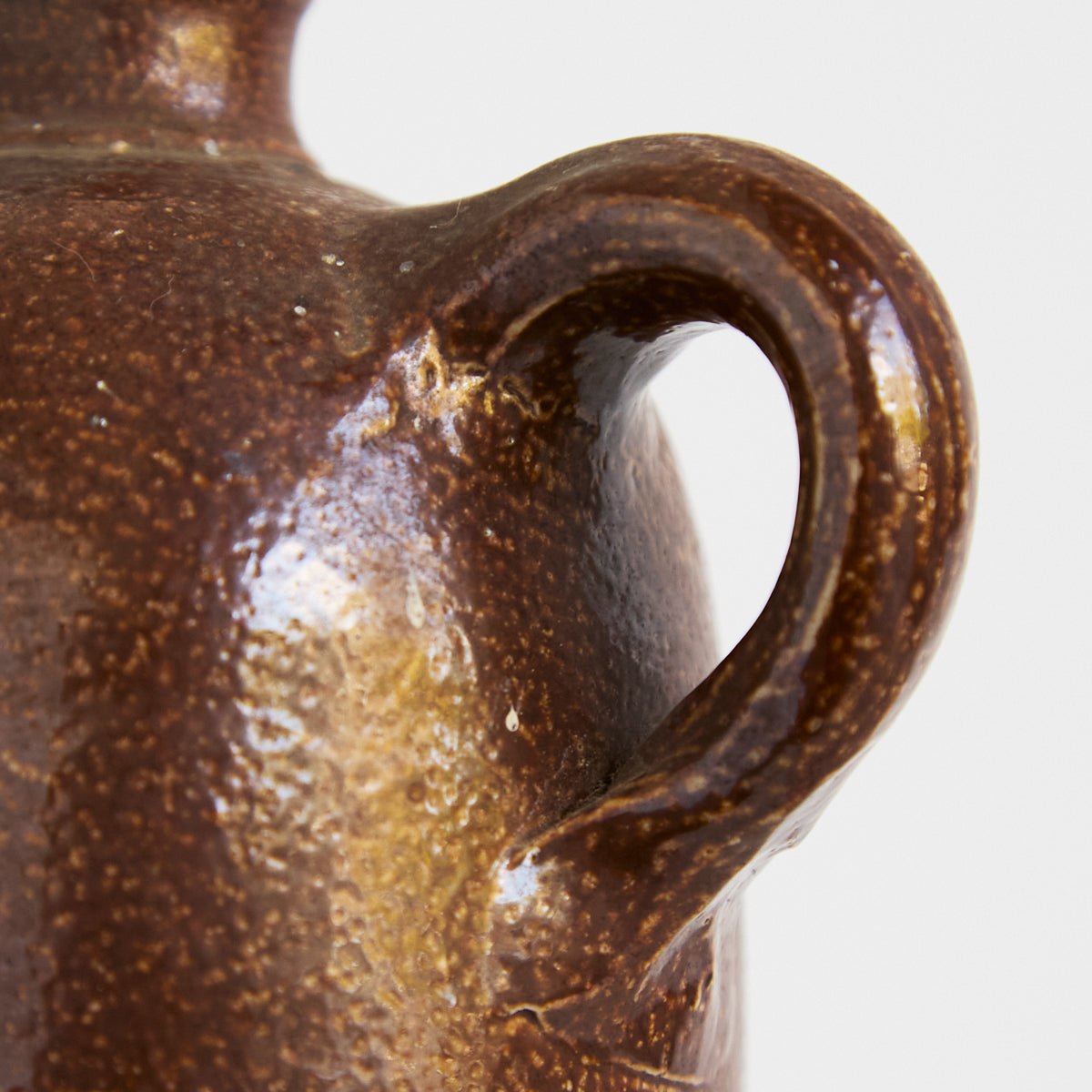 Vintage Stoneware Bottle | Brown - elsie green - the french kitchen