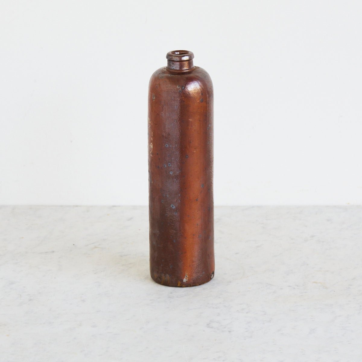 Vintage Stoneware Bottle | Brown - elsie green - the french kitchen