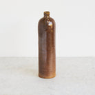 Vintage Stoneware Bottle | Brown - elsie green - the french kitchen