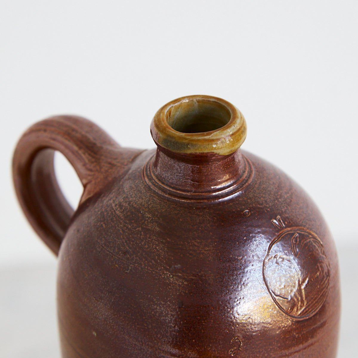 Vintage Stoneware Bottle | Brown - elsie green - the french kitchen