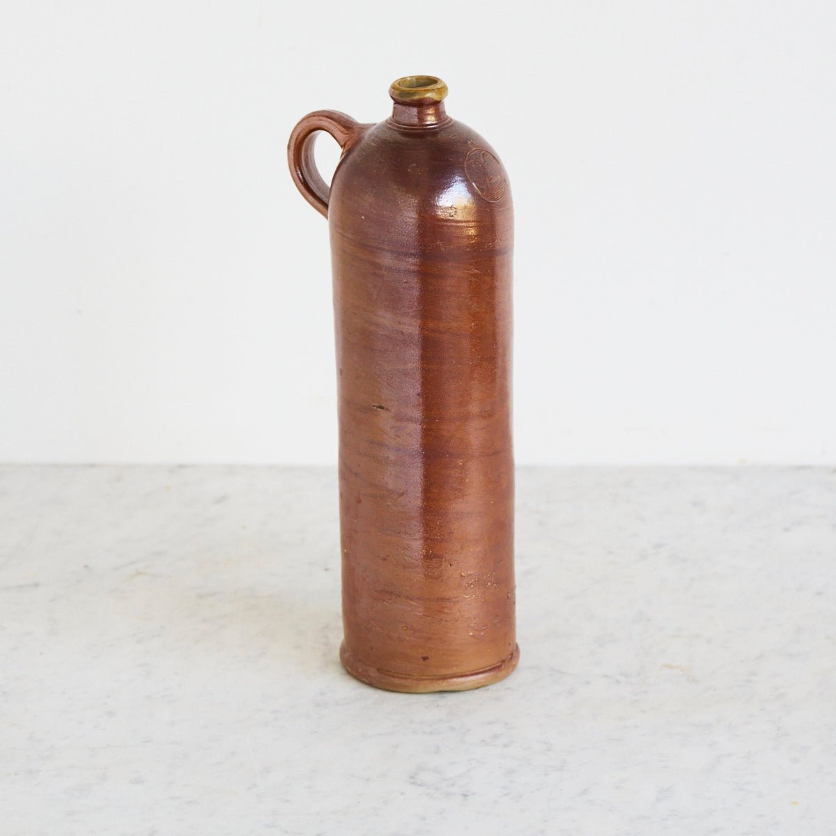 Vintage Stoneware Bottle | Brown - elsie green - the french kitchen