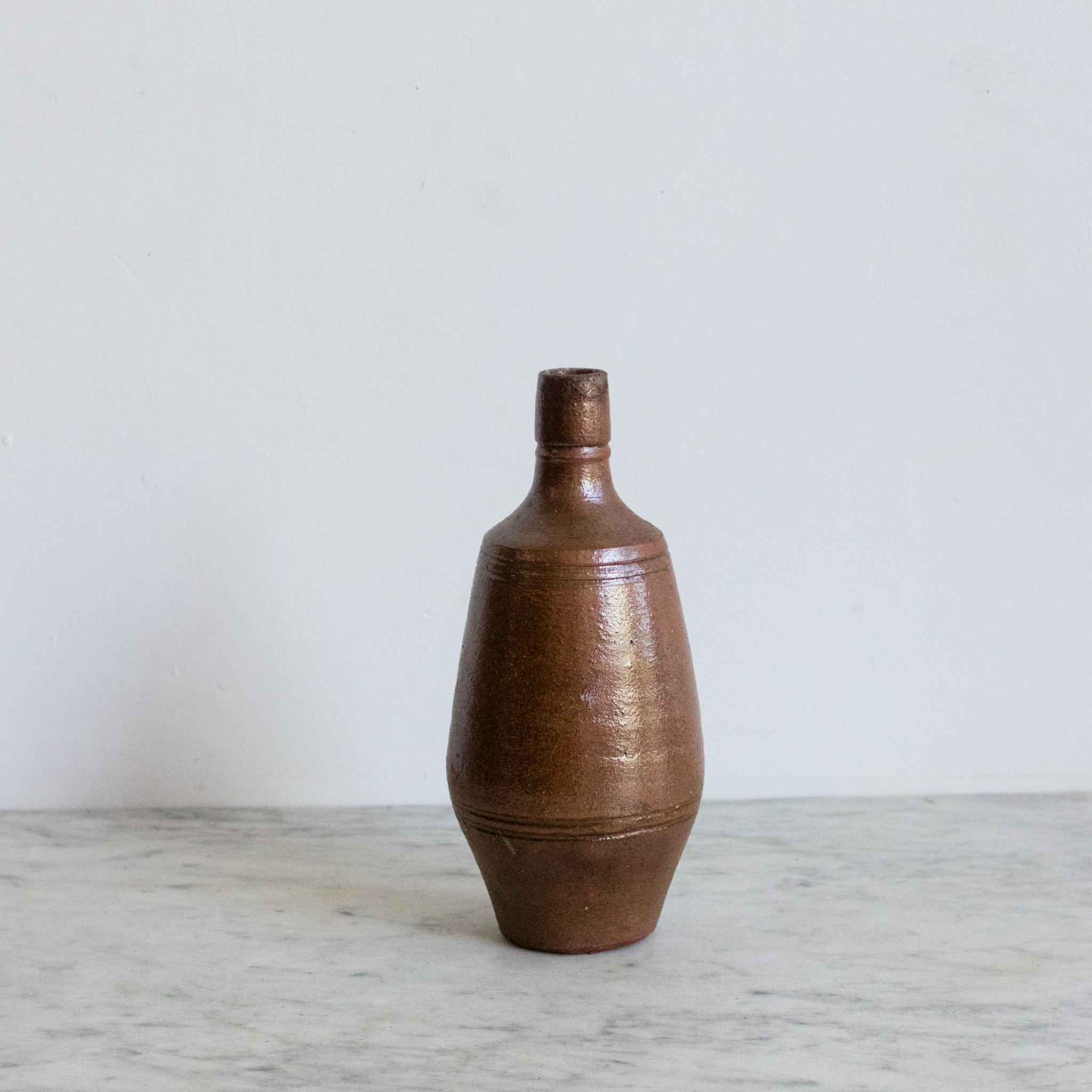 Vintage Stoneware Bottle - elsie green - the french kitchen