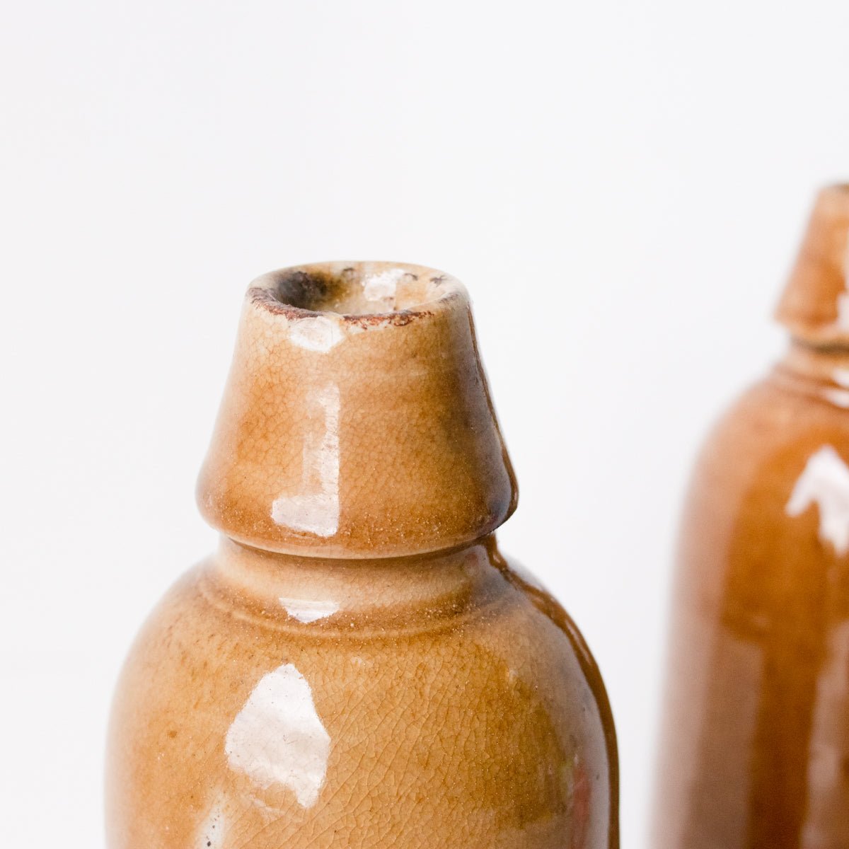 Vintage Stoneware Bottle - elsie green - The French Kitchen