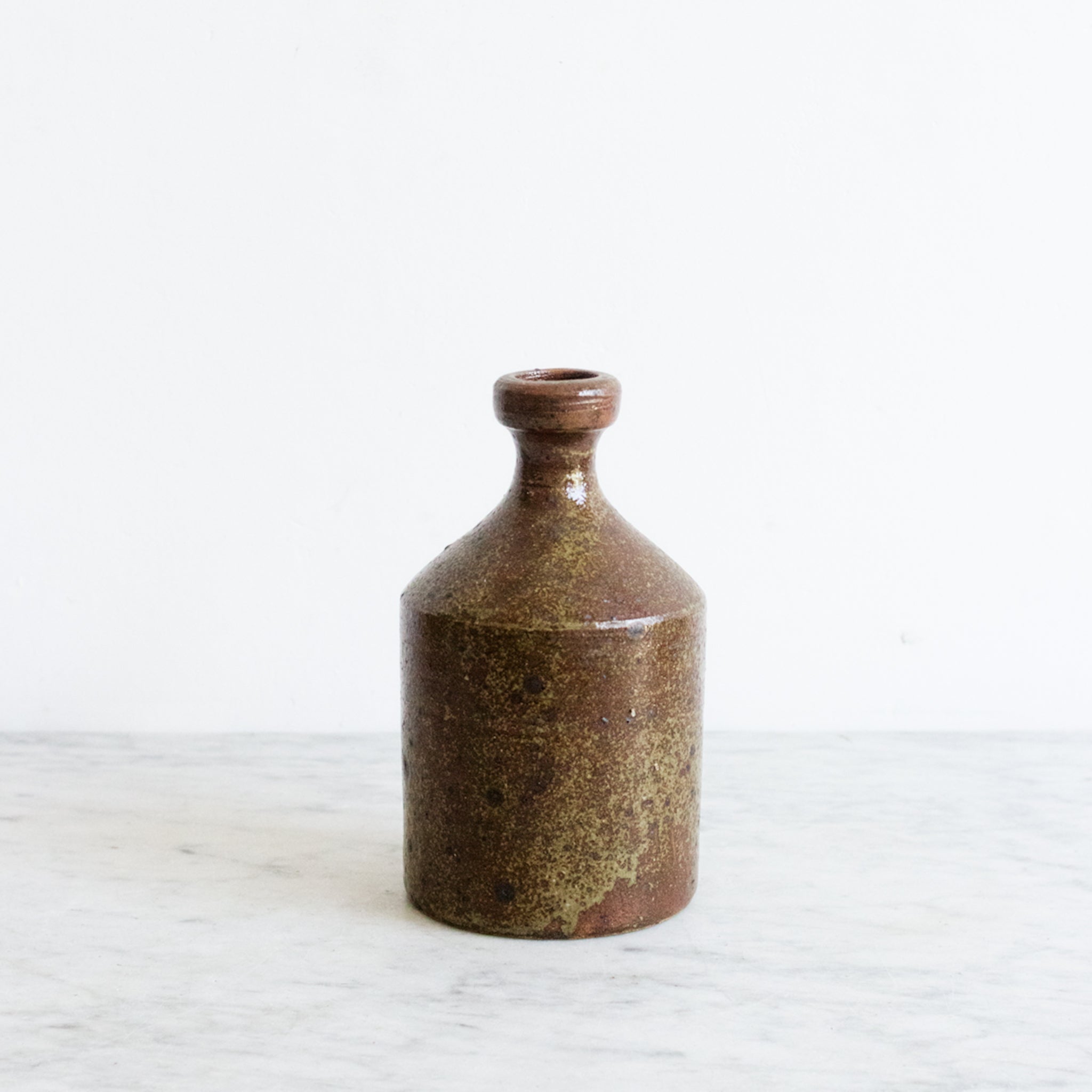 Vintage Stoneware Bottle - elsie green - the french kitchen