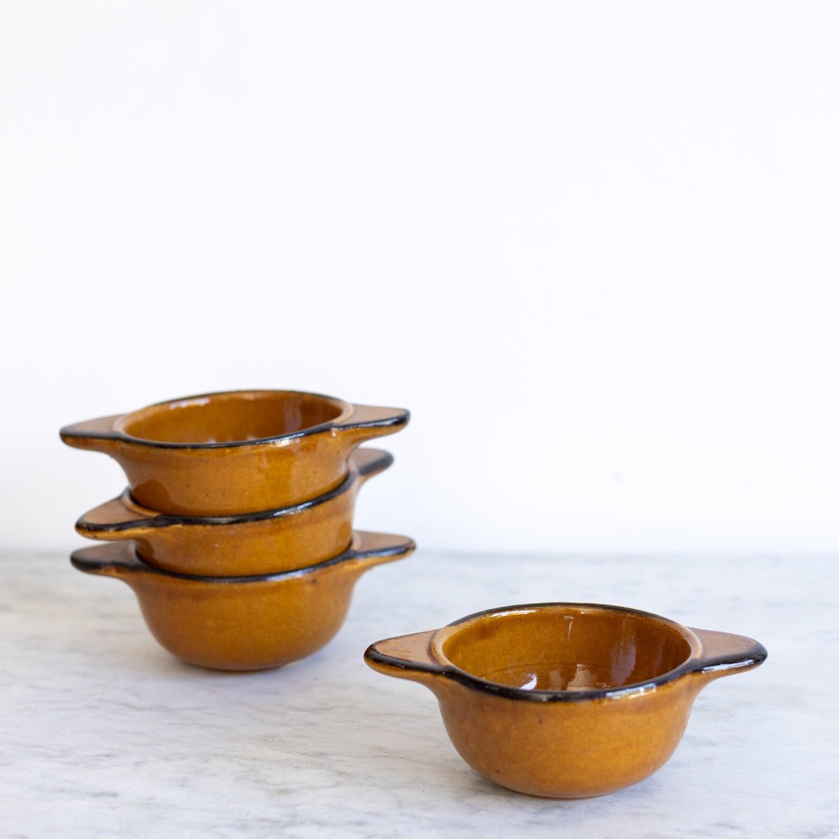 Vintage Stoneware Bowl Set of 4 - elsie green - The French Kitchen