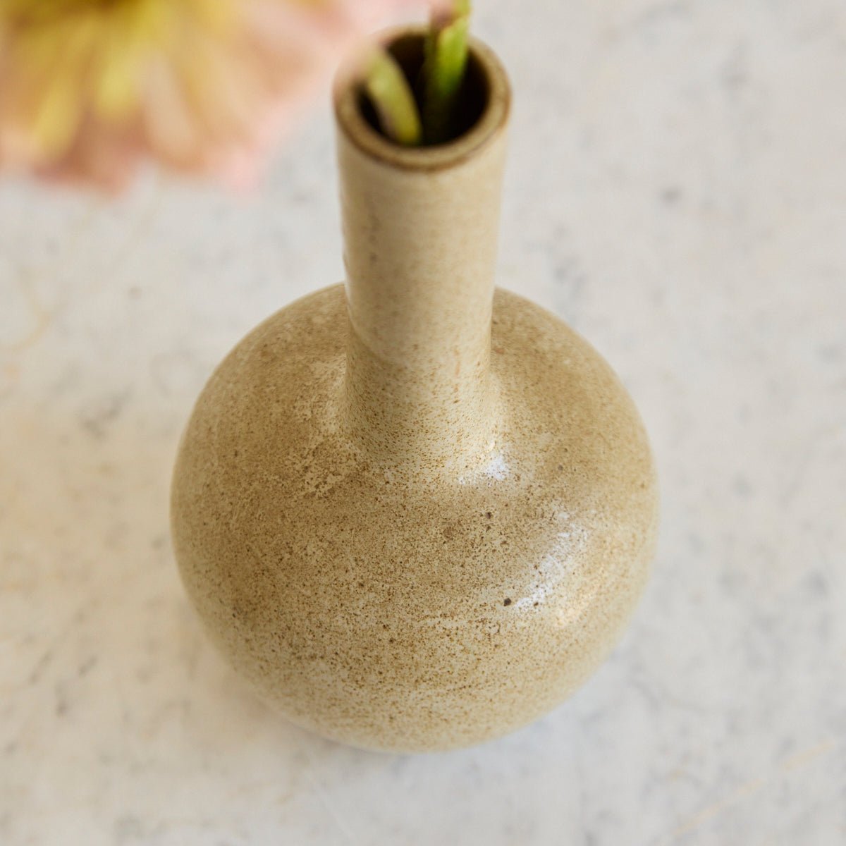Vintage Stoneware Bud Vase - elsie green - decor
