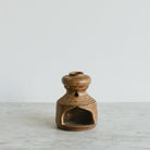 Vintage Stoneware Candlestick - elsie green - art