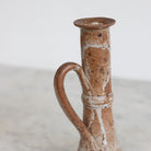 Vintage Stoneware Candlestick - elsie green - decor