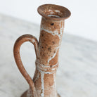 Vintage Stoneware Candlestick - elsie green - decor