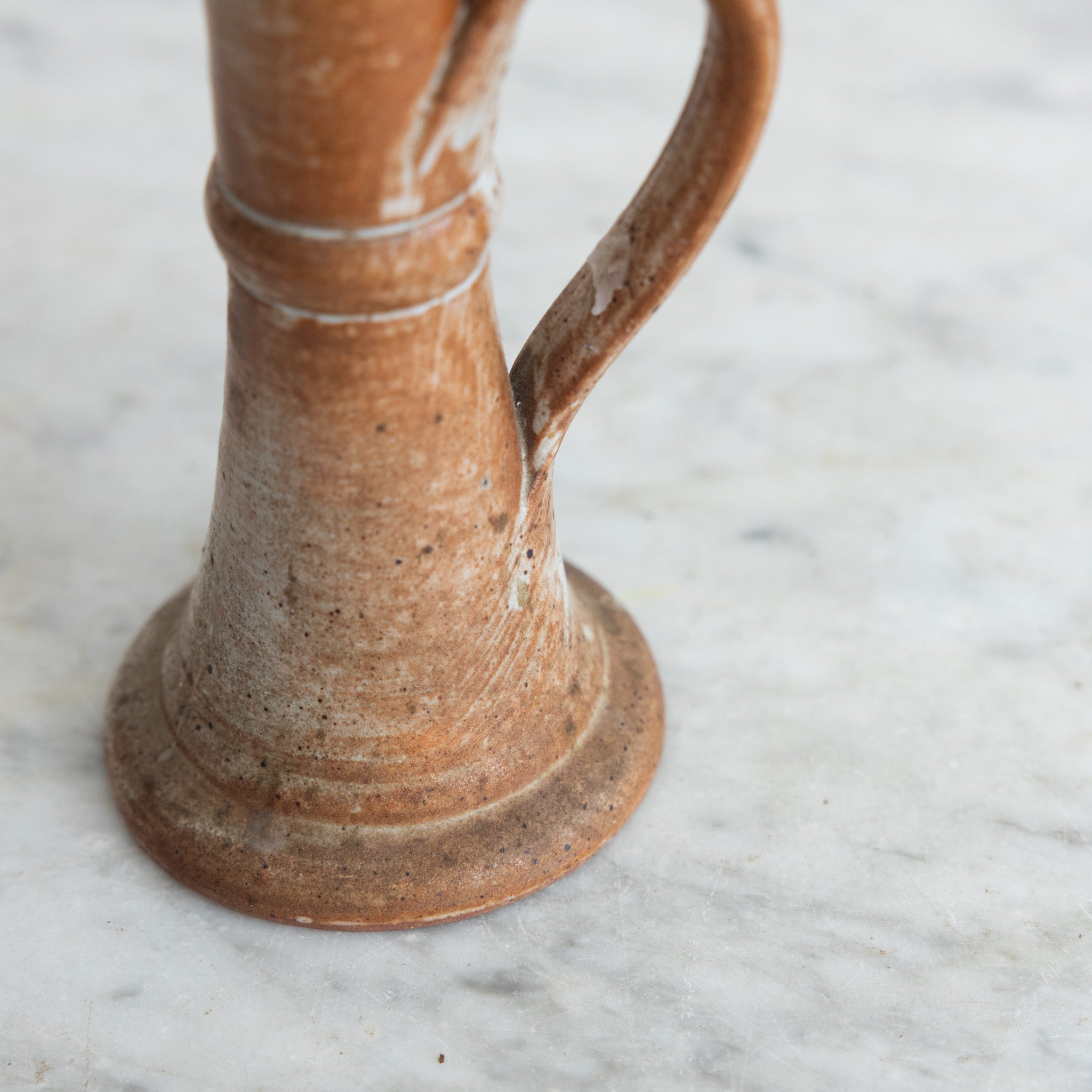 Vintage Stoneware Candlestick - elsie green - decor