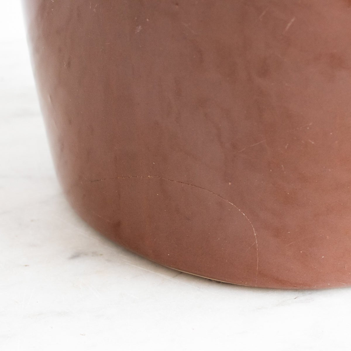 Vintage Stoneware Crock | Brown - elsie green - The French Kitchen