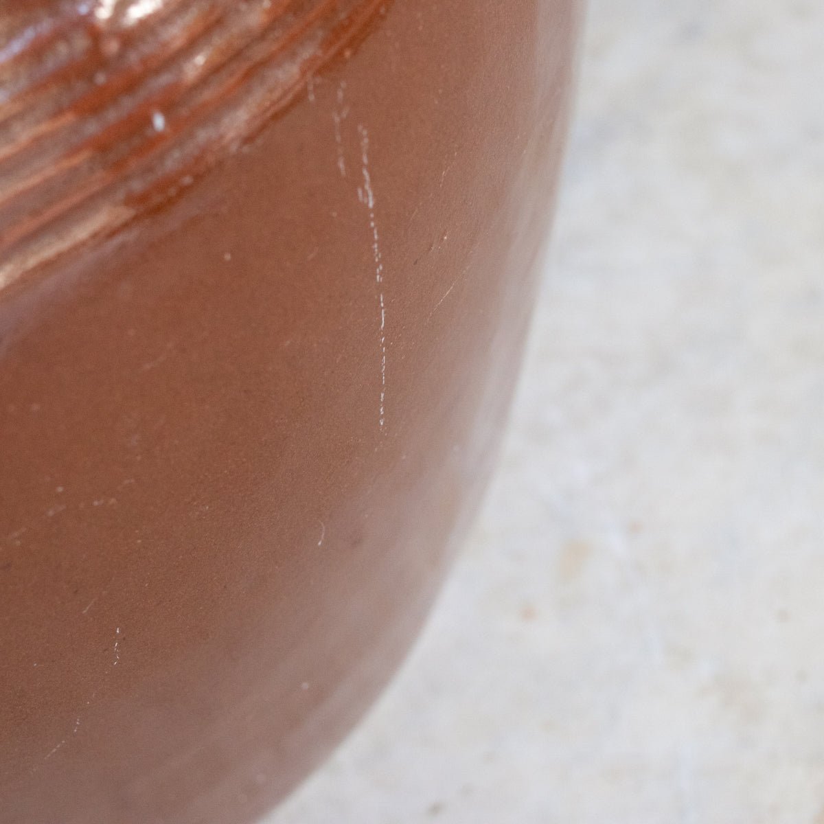 Vintage Stoneware Crock | Brown - elsie green - The French Kitchen