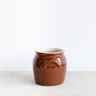 Vintage Stoneware Crock | Brown - elsie green - The French Kitchen