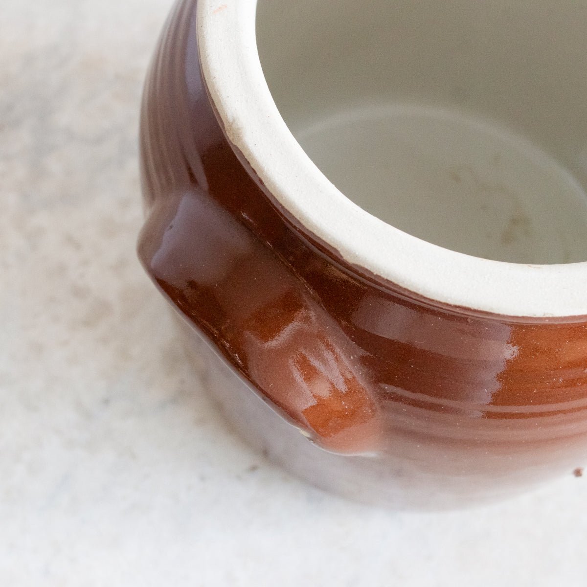 Vintage Stoneware Crock | Brown - elsie green - The French Kitchen