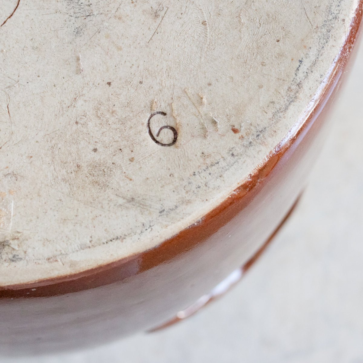 Vintage Stoneware Crock | Brown - elsie green - The French Kitchen
