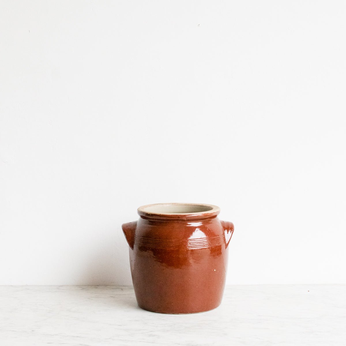 Vintage Stoneware Crock | Brown - elsie green - The French Kitchen