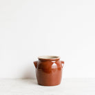 Vintage Stoneware Crock | Brown - elsie green - The French Kitchen