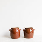Vintage Stoneware Crock | Brown - elsie green - The French Kitchen