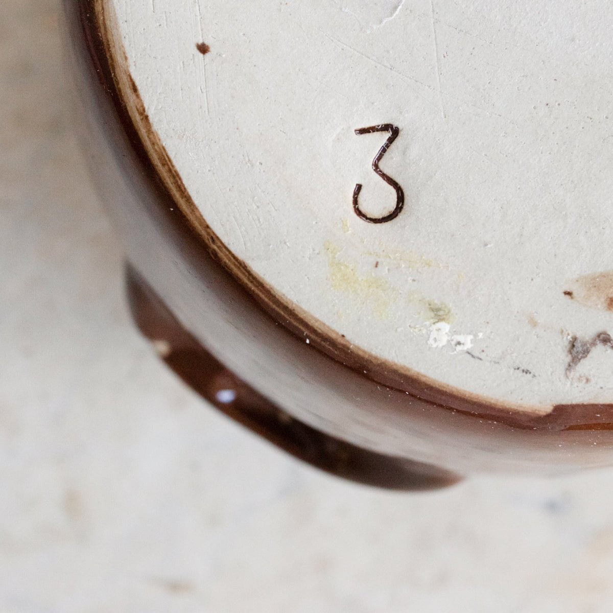 Vintage Stoneware Crock | Brown - elsie green - The French Kitchen