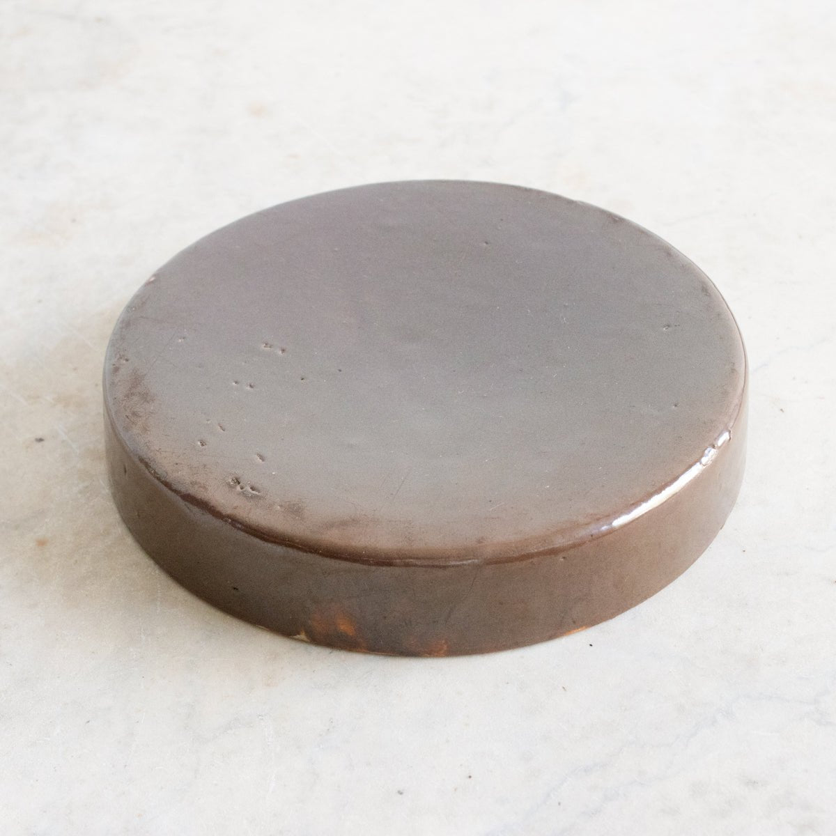 Vintage Stoneware Crock With Lid | Brown - elsie green - The French Kitchen