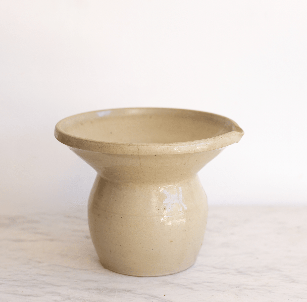Vintage Stoneware Crock with Spout - elsie green - The French Kitchen