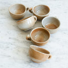 Vintage Stoneware Demitasse Cup Set of 6 - elsie green - The French Kitchen