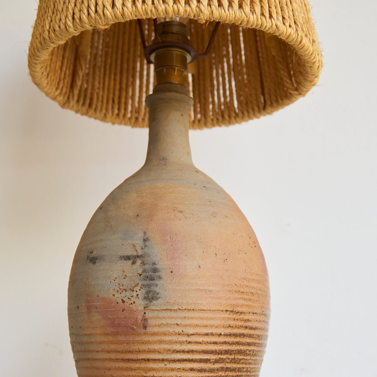 Vintage Stoneware Lamp (Copy) - elsie green - decor