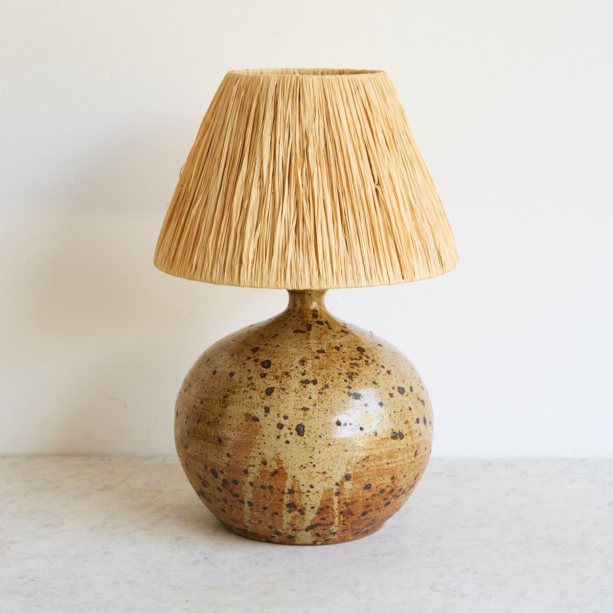 Vintage Stoneware Lamp - elsie green - decor