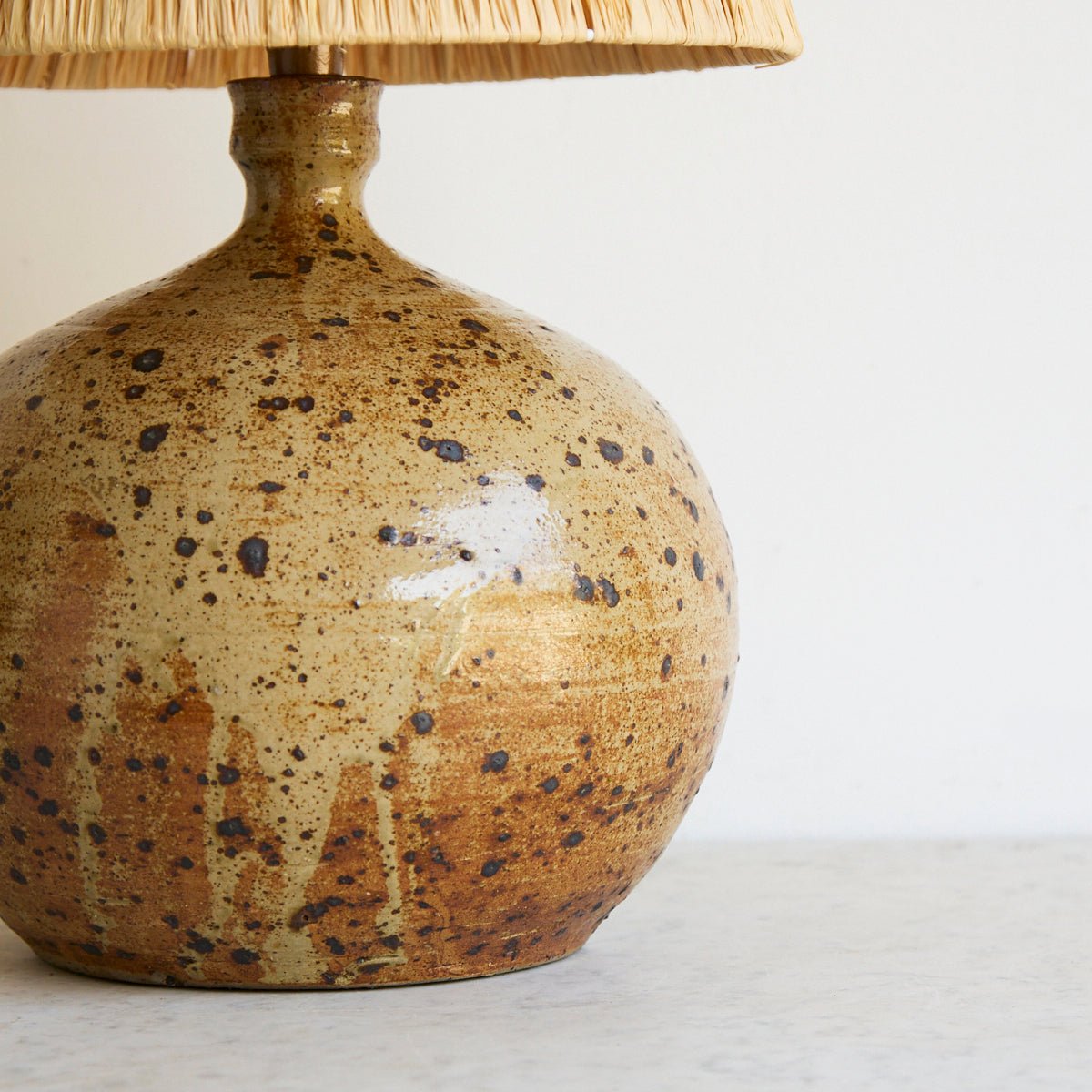 Vintage Stoneware Lamp - elsie green - decor