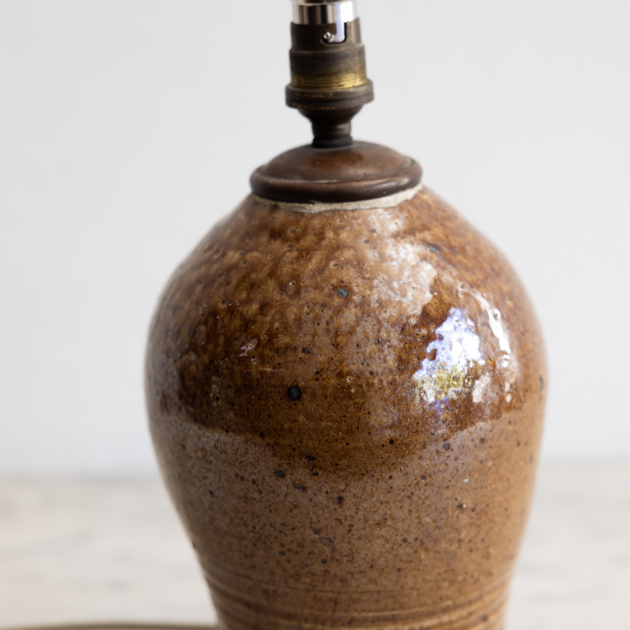 Vintage Stoneware Lamp - elsie green - decor