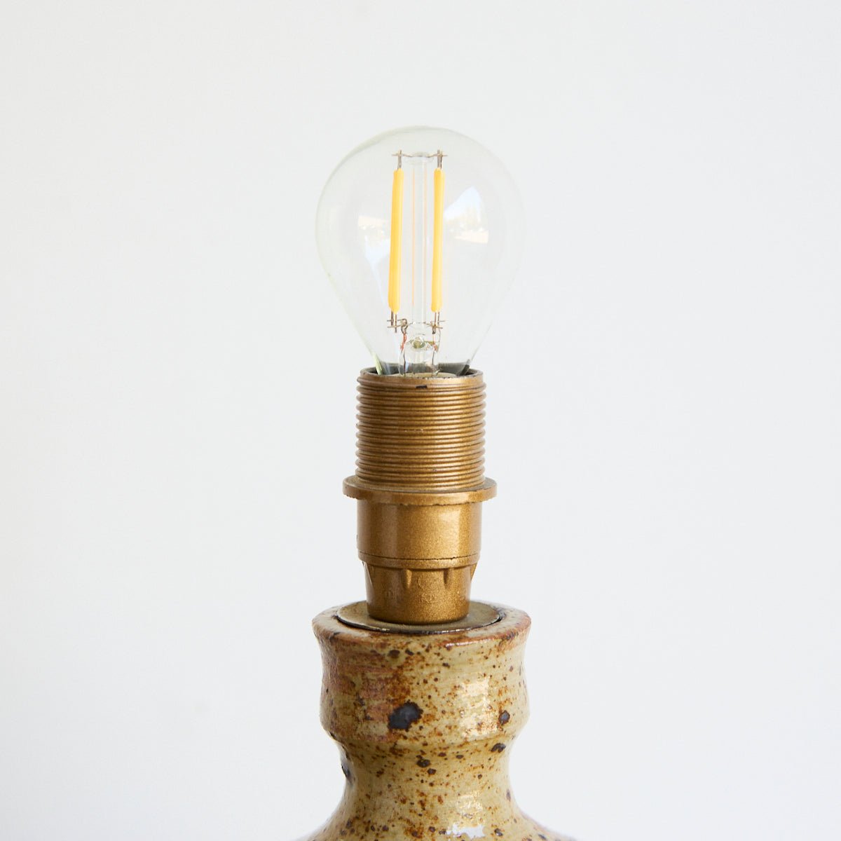 Vintage Stoneware Lamp - elsie green - decor