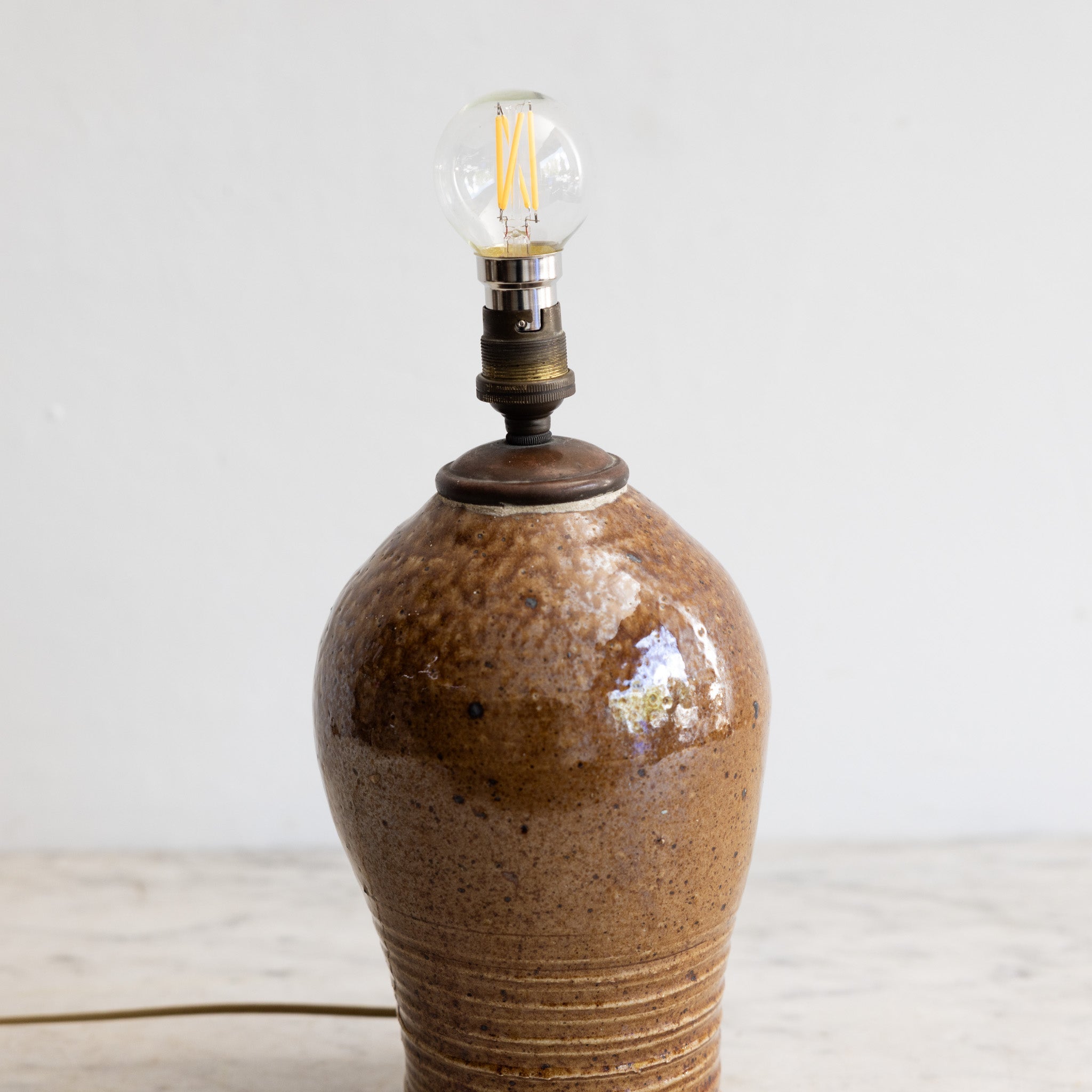 Vintage Stoneware Lamp - elsie green - decor