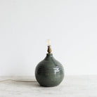 Vintage Stoneware Lamp - elsie green - decor