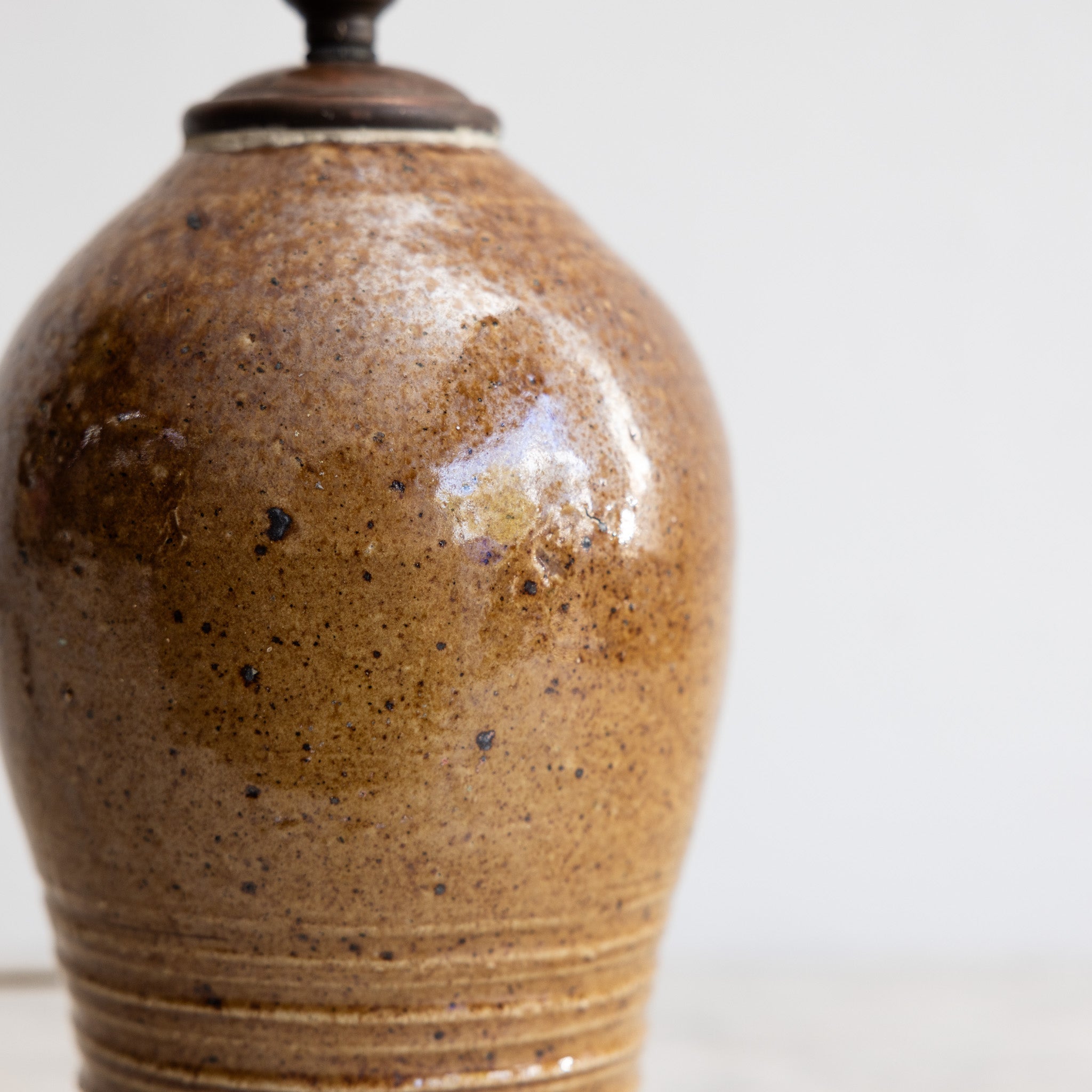 Vintage Stoneware Lamp - elsie green - decor