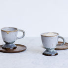 Vintage Stoneware Mug Set of 6 - elsie green - the french kitchen