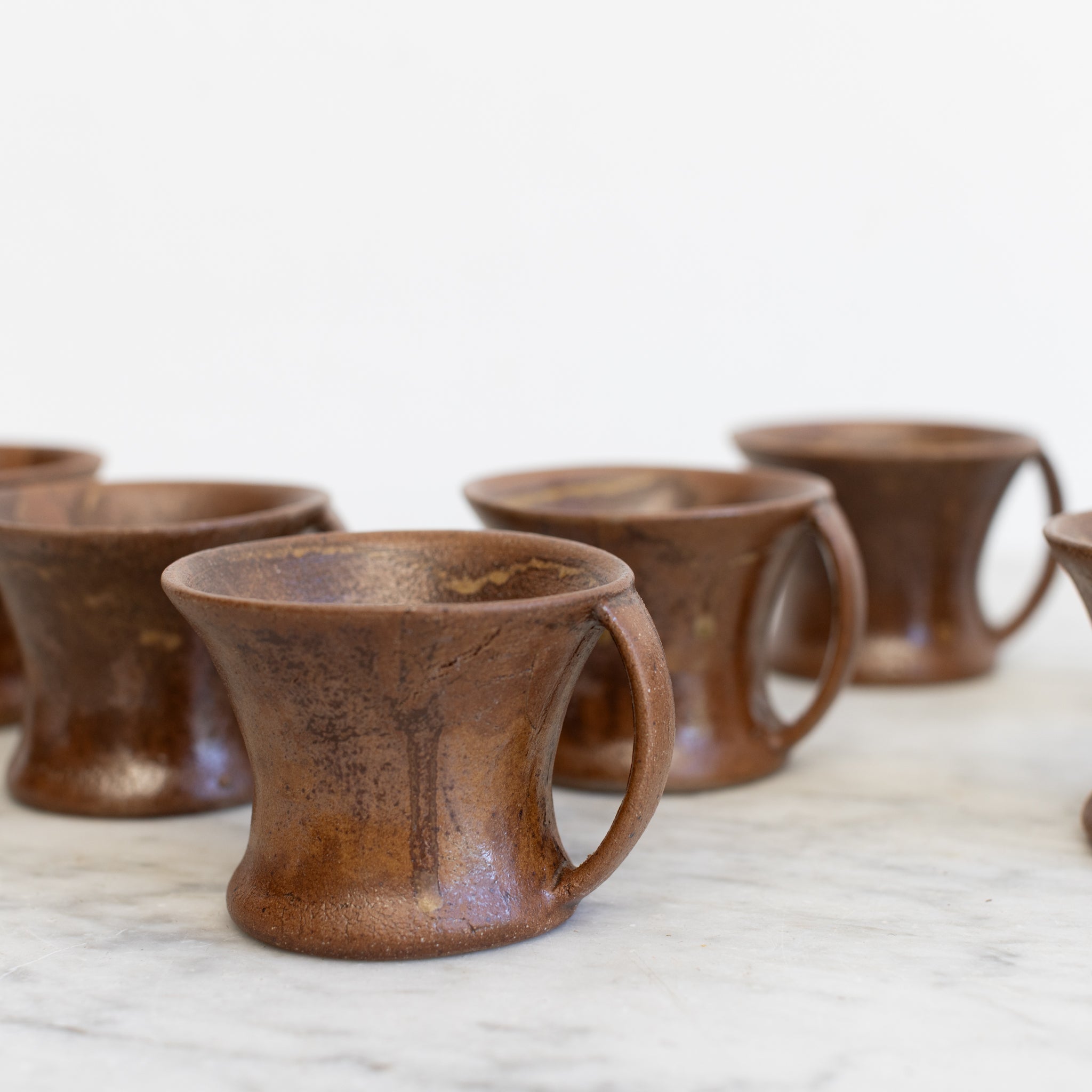 Vintage Stoneware Mug Set of 8 - elsie green - the french kitchen