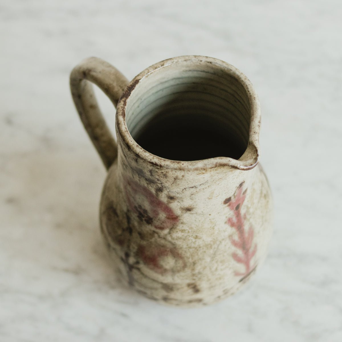 Vintage Stoneware Pitcher | Gustave Reynaud - elsie green - art