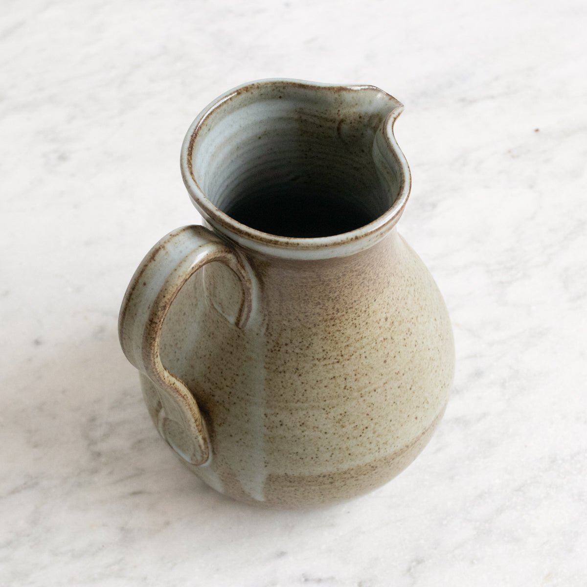Vintage Stoneware Pitcher | Signed By Artist - elsie green - The French Kitchen