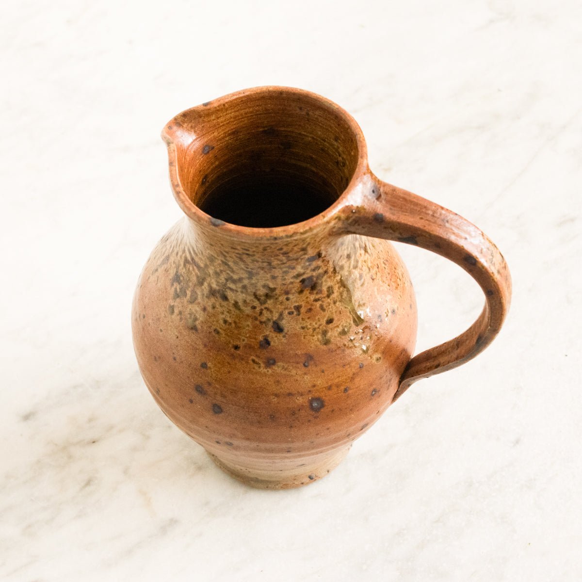 Vintage Stoneware Pitcher | Signed by Artist - elsie green - The French Kitchen