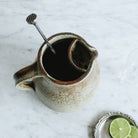 Vintage Stoneware Pitcher | Signed By Artist - elsie green - The French Kitchen