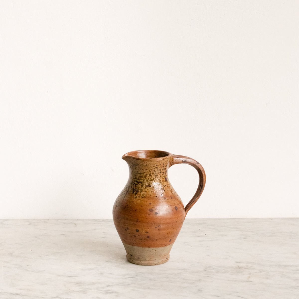 Vintage Stoneware Pitcher | Signed by Artist - elsie green - The French Kitchen