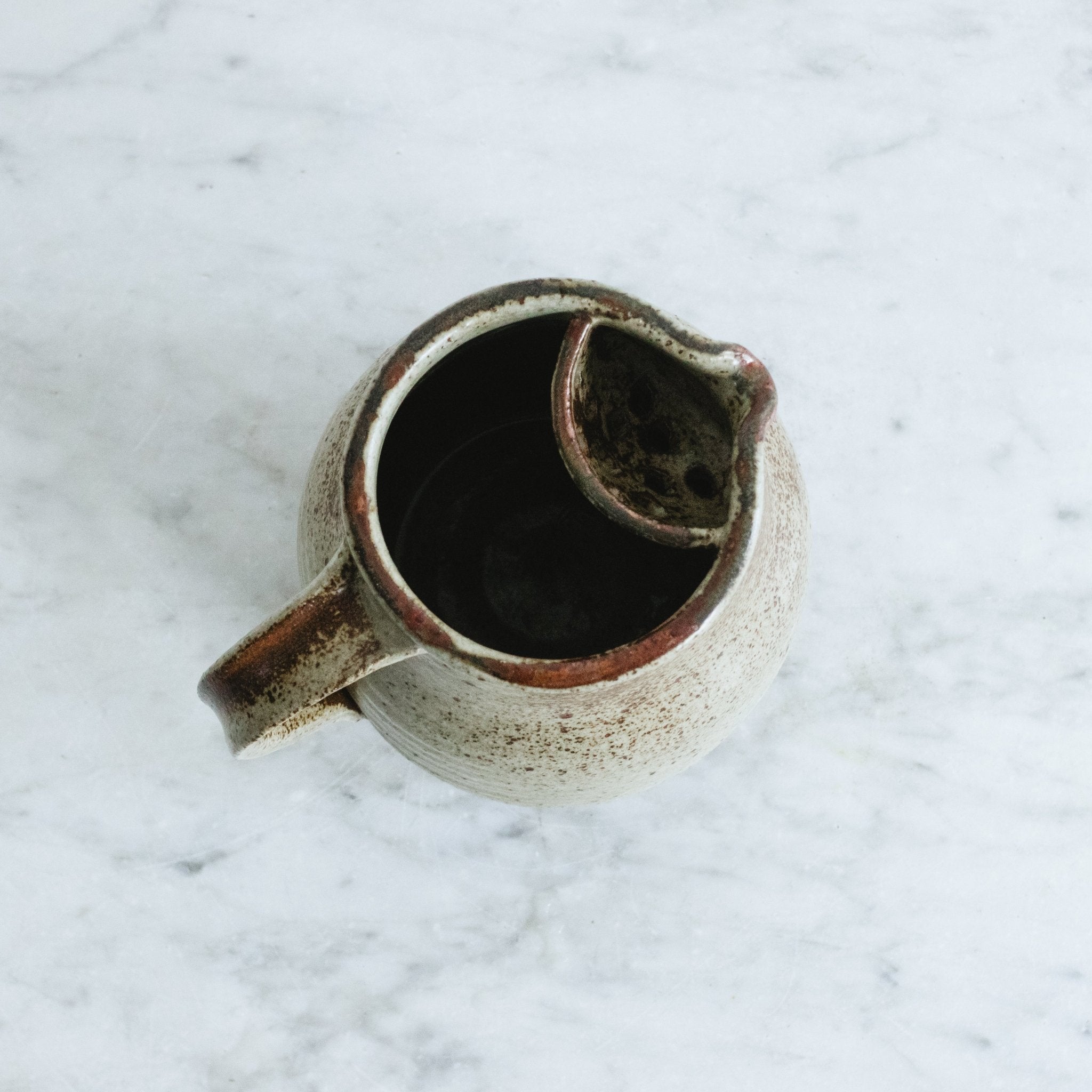 Vintage Stoneware Pitcher | Signed By Artist - elsie green - The French Kitchen